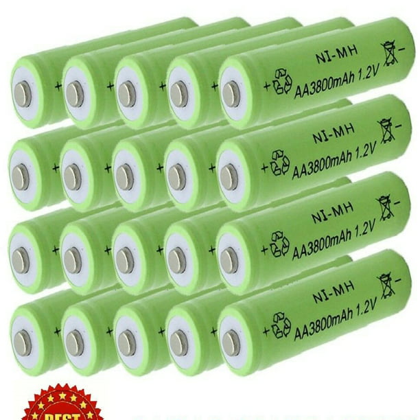 24 AAA Rechargeable Batteries 1800mAh NiMH 1.2v for Garden Solar Lights LED Lamp Outdoors or Indoors Home All Purpose Use Powerful Long Lasting Battery Set 